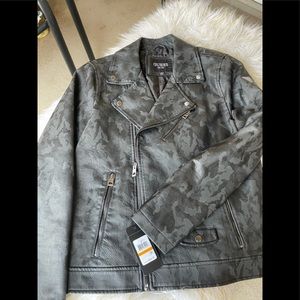 Guess leather jacket.